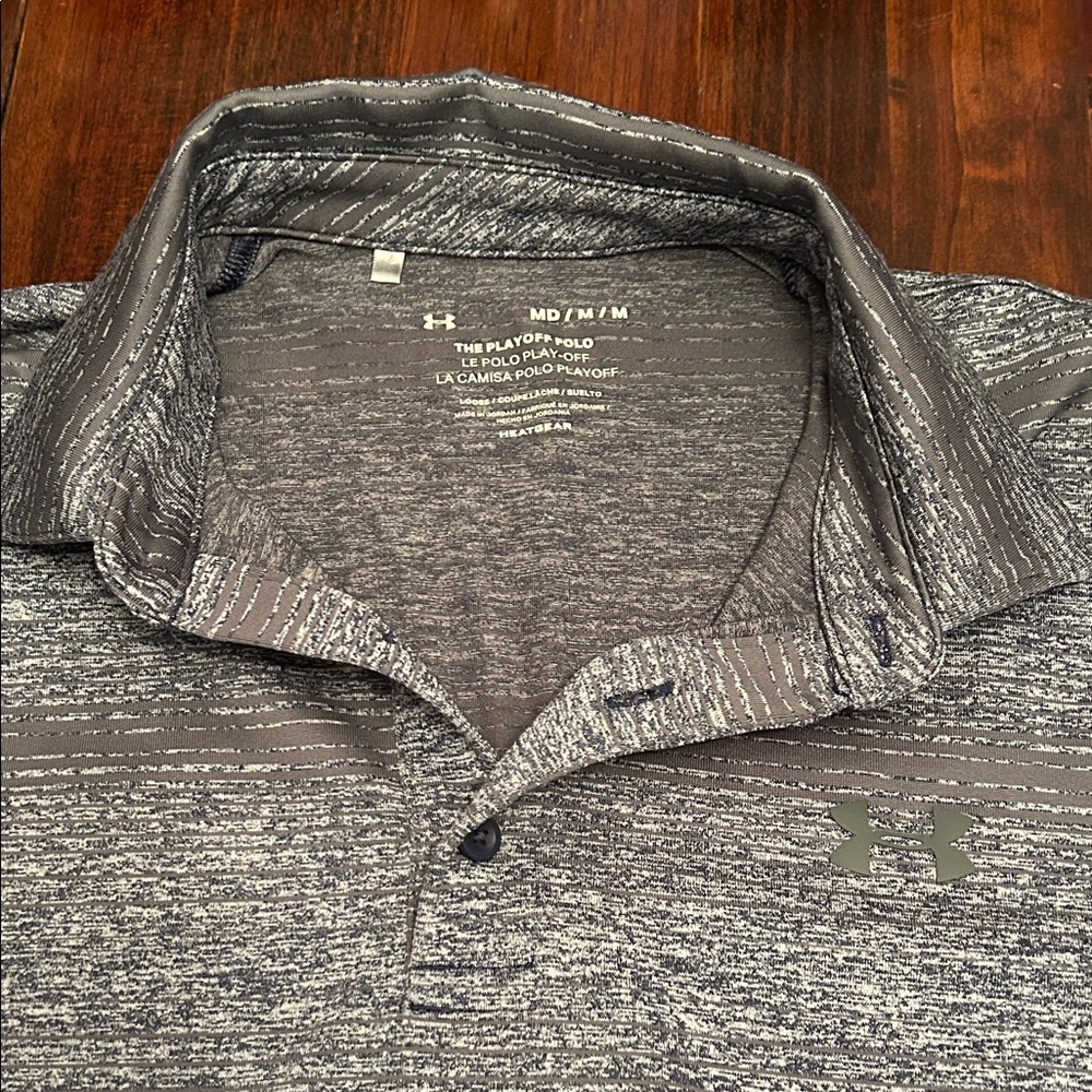 Under Armour Men's Charcoal Polo Shirt